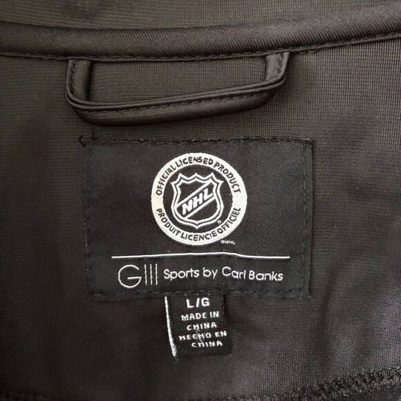 G-III Pittsburgh‎ Penguins Men's Size Large Full Zip Track Jacket NHL Athletic - Picture 4 of 8